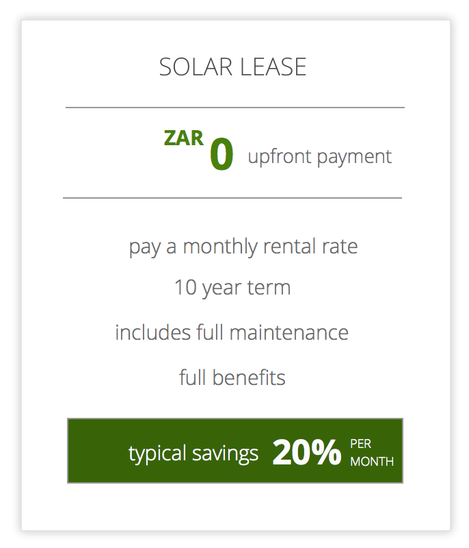 Solar systems for Business innovative funding models - solar lease